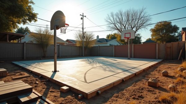 Maîtriser l'aménagement de votre terrain de basket extérieur